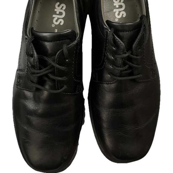 SAS Men’s 7W Black Leather Bout Time Comfort Shoes Tripad Loafer Made in USA - Picture 2 of 7